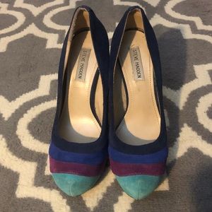 Steve Madden Leather Multicolor Pumps SIZE 9